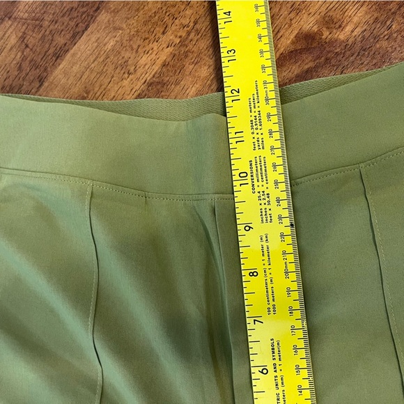 Athleta Women’s Vienna Slim Pant in Olive Mustard yellow green color size 4 - Picture 7 of 9